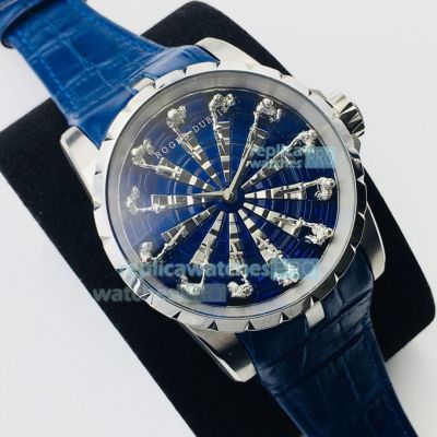 Super Clone Roger Dubuis Excalibur Knights of the Round Table Watch Blue